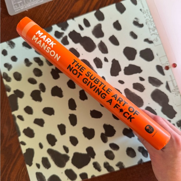 The Subtle Art of Not Giving a F*ck Book Hardcover - Picture 3 of 3